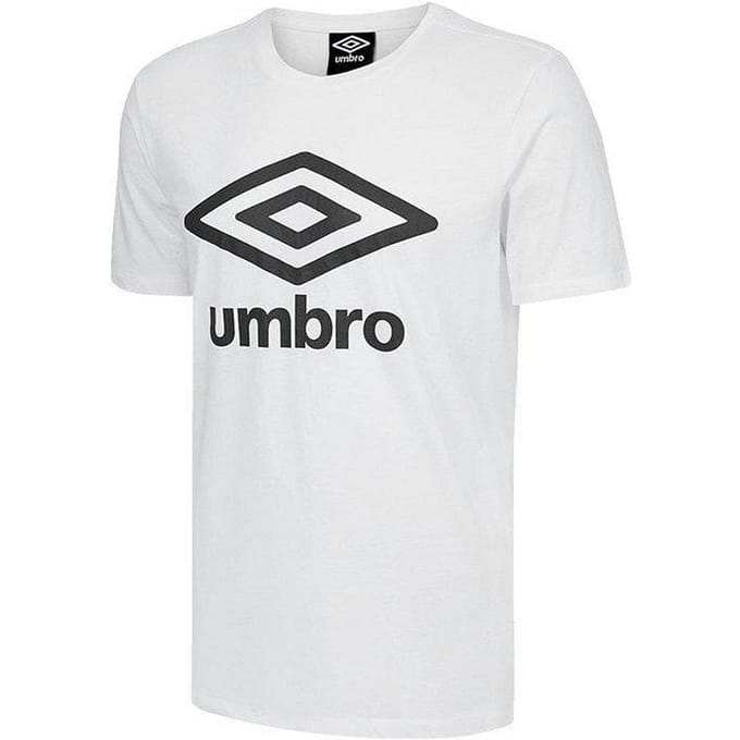 Umbro Groot Logo Heren Wit T-Shirt