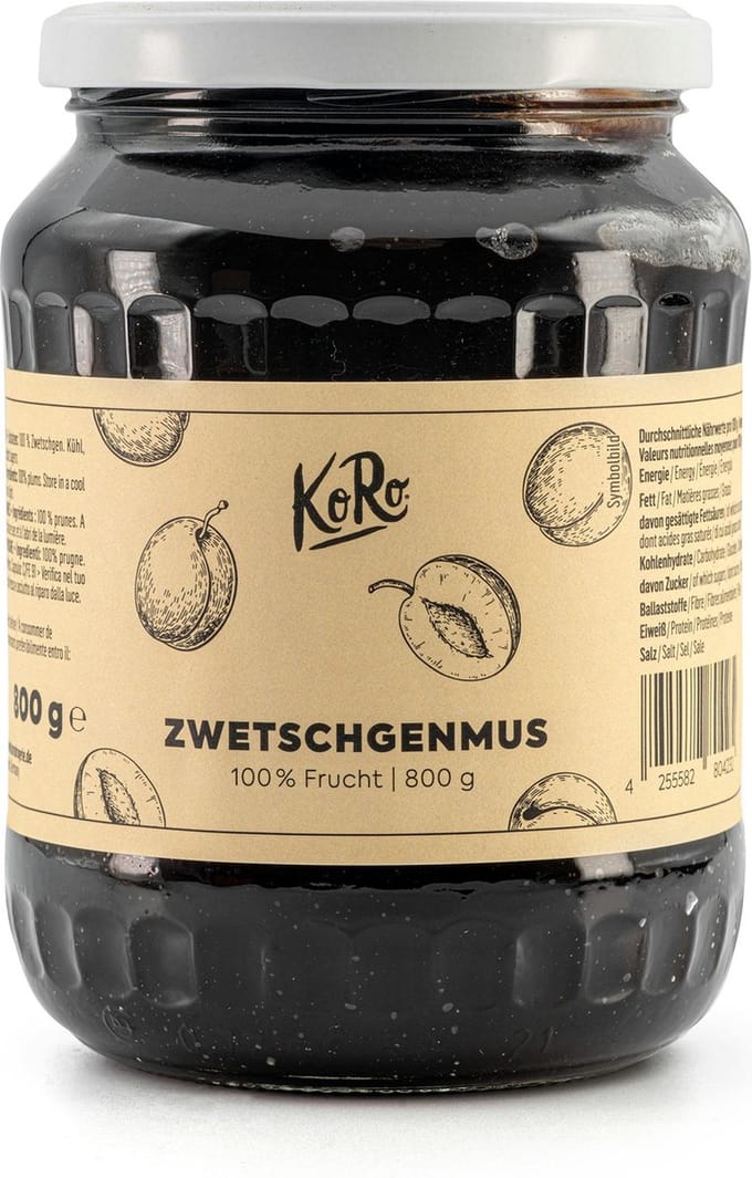 KoRo | Pruimenjam 100 % vruchten 800 g