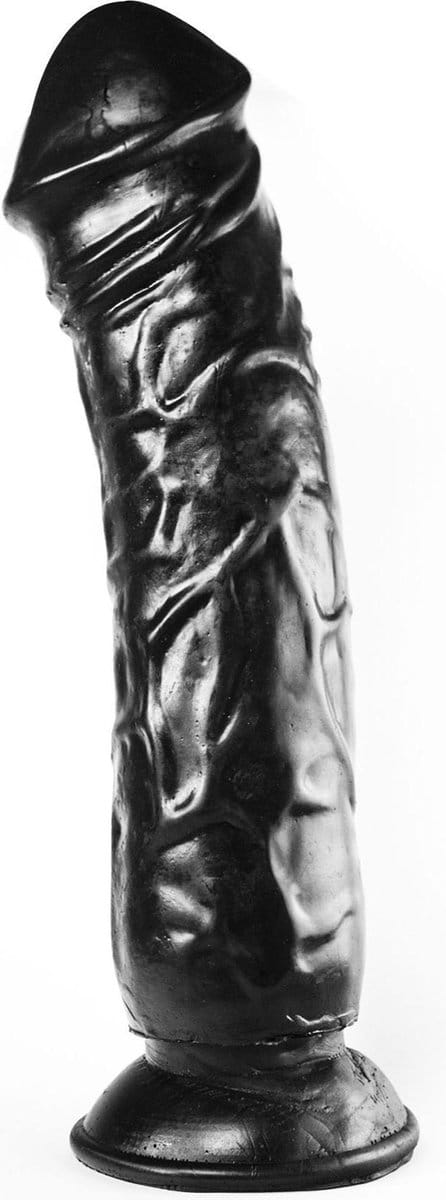 Dark Crystal XXL Dildo 32 x 7 cm - zwart