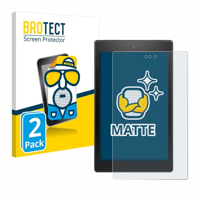 BROTECT - Screenprotector voor Amazon Fire HD 8 2017 / 10 2019 (9. Generatie) - Folie Beschermfolie matte 2 Stuks