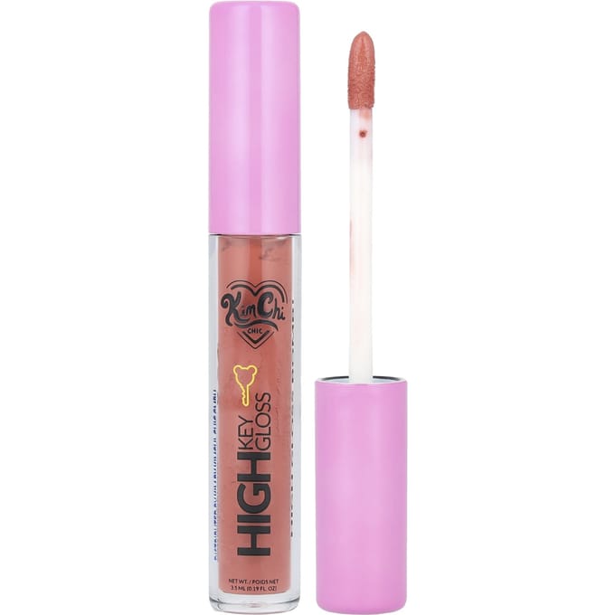 KimChi Chic Beauty, High Key Gloss, HKG07 Blonde Raisin, 0.19 fl oz (3.5 ml) pink