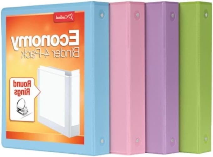3 Ringbanden - Presentatiebinders Map - Documenten Organiseren - ClearVue Overlay - 1.5 inch - Pastelkleuren