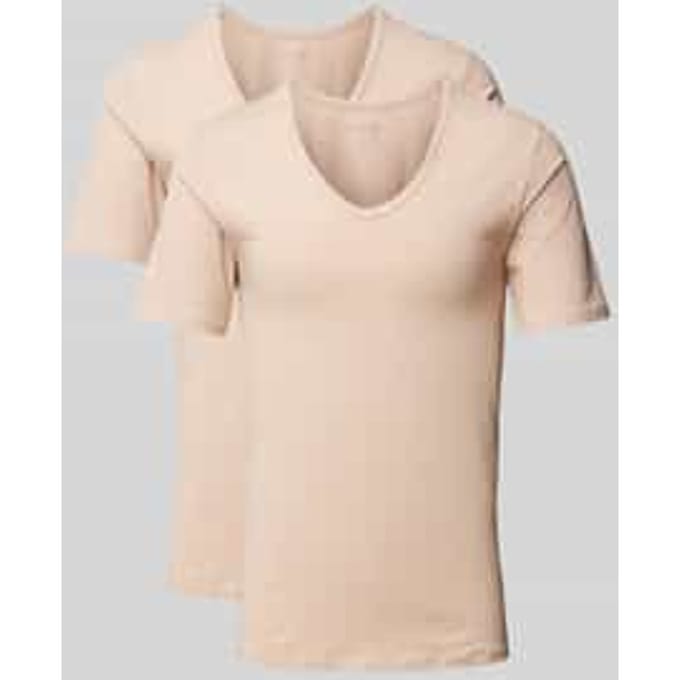 T-shirt met V-hals