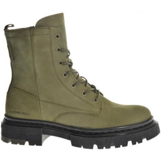 G-Star Kafey dames veterboot - Kaki - Maat 38
