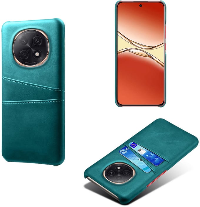 Backcover met Opbergvakjes + Screenprotector voor OPPO A5 Pro 4G/5G _ Groen