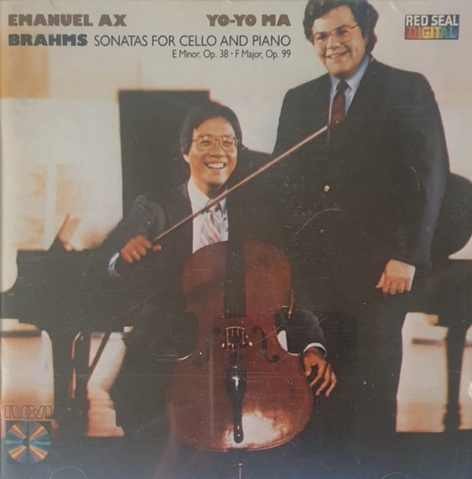 1-CD Brahms - Sonatas for Cello and Piano (1985) - Emanuel Ax (piano) / Yo-Yo Ma (cello)