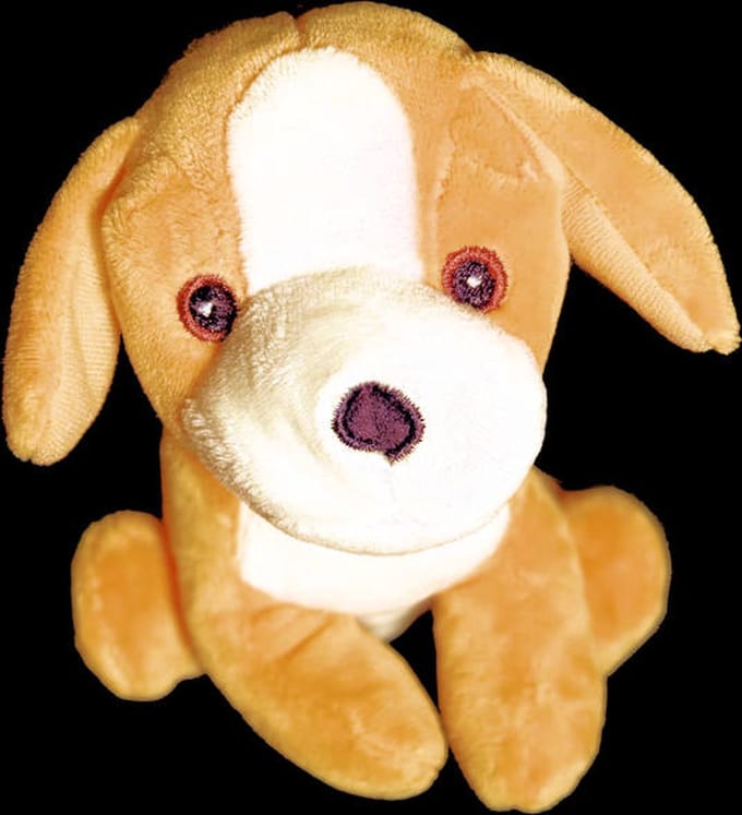 Knuffelhond knuffel hond Belle 12cm