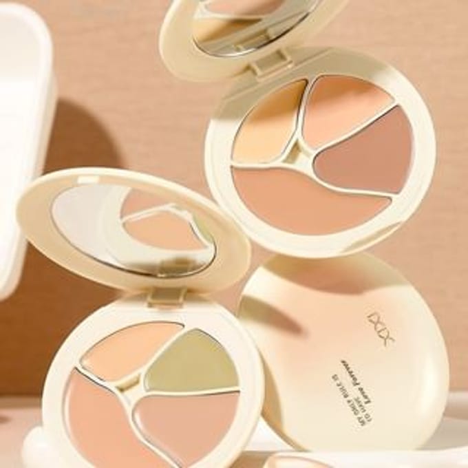 xixi - Lasting Makeup & Clear Four Color Concealer - (1-3) #02 - (1.2g x 2 + 2g + 1.3g)