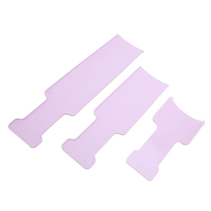 3 stuks Highlightbord Barbershop Kapsalon Haarkleur Sectioneerpeddel Set Kappersgereedschap voor paars