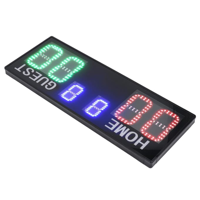 Elektronisch Scorebord 6 Cijfers 1?99 Heldere LED Display Digitale Scoreteller met Afstandsbediening voor blue