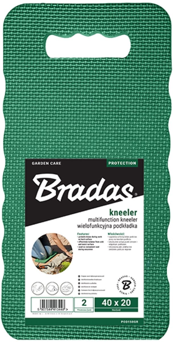 Bradas Multifunctionele Kniemat – 2 stuks – Groen – 40×20×2 cm