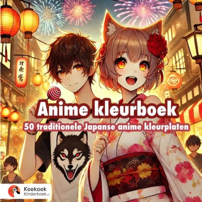 Anime Kleurboek - Koekoek Kinderboek