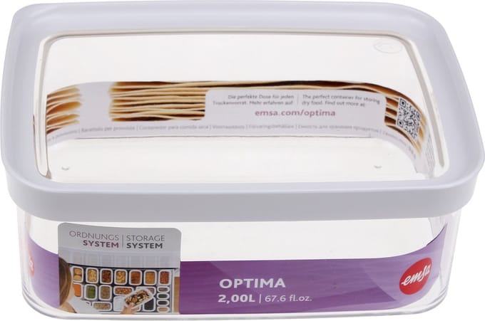 EMSA - OPTIMA BEWAARDOOS rechthoekig 2.L - N1142200