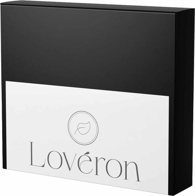 Lovéron kussensloop - Flanel - 2 stuks - 60x70 cm - Zwart