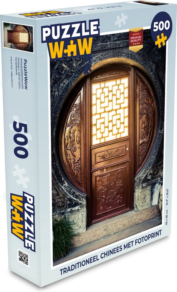 Puzzel Traditioneel Chinees met fotoprint - Legpuzzel - Puzzel 500 stukjes