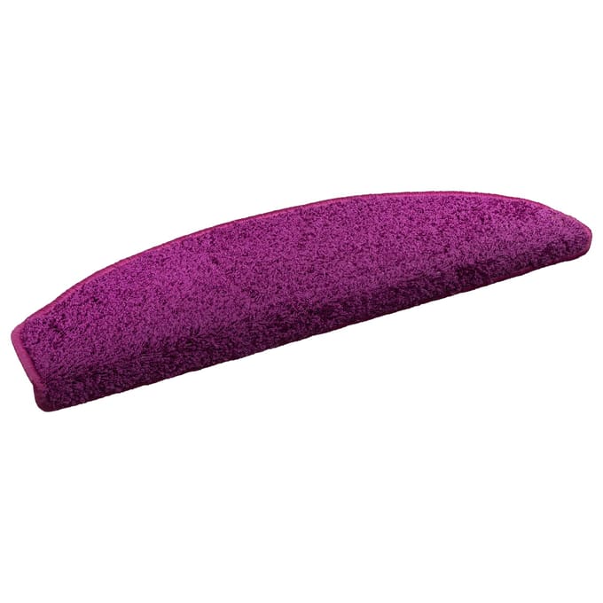 vidaXL - Zelfklevende - trapmatten - 15 - st - 80 - x - 24,5 - x - 3,5 - cm - Violet