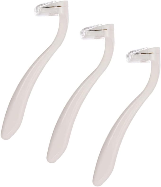 Dames Scheermesjes - Ontharingsapparaat - Gladde Huid - Ergonomisch Ontwerp - 8.7x3x2 cm - Wit