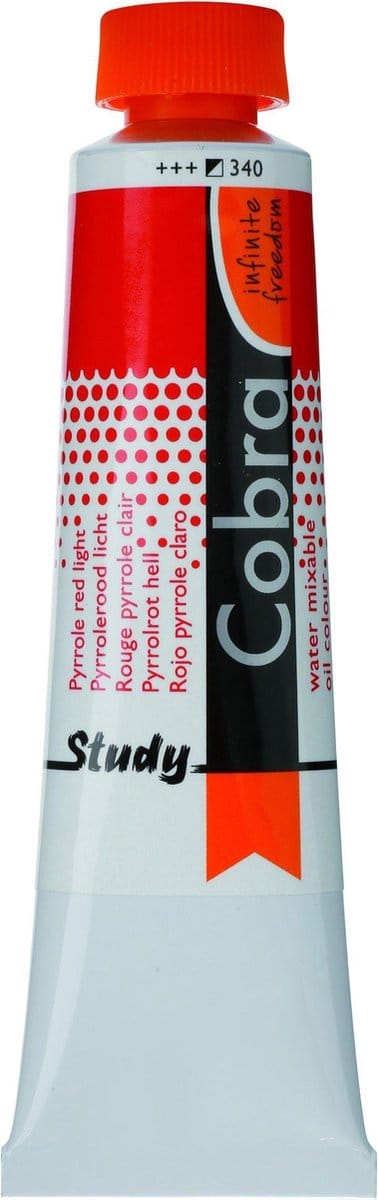 Cobra Study Olieverf 40ml | Pyrrole Red Light (340)