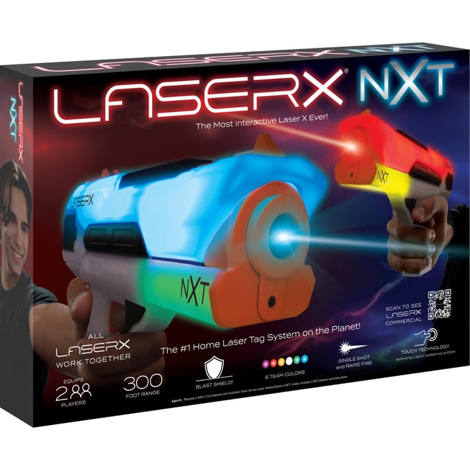 Laser X Ultra Double Blasters lasergunset 2 spelers Laser Shooting
