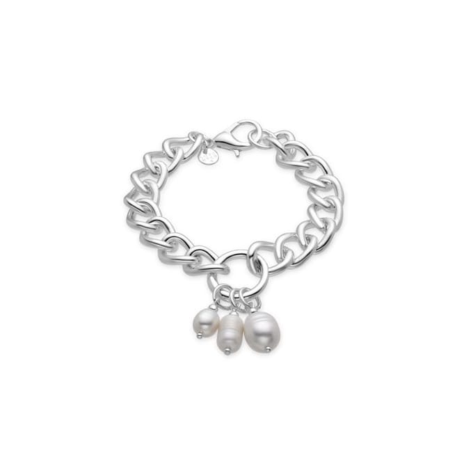 Luxenter armband afgewerkt in rhodium - Invak