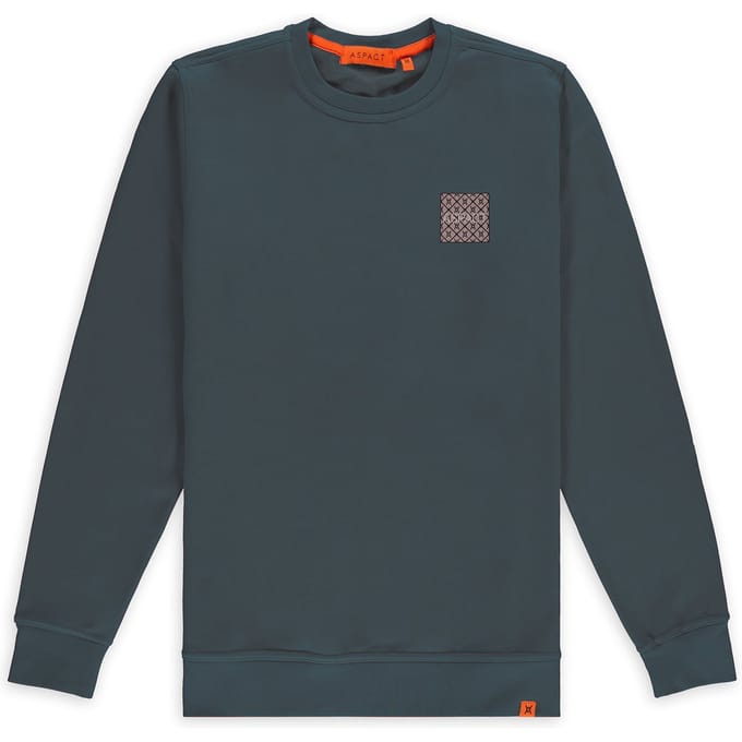 ASPACT Denzell Crewneck Grey Taglia: S | Maglioni a maglia Outlet | Unisex | Grigio