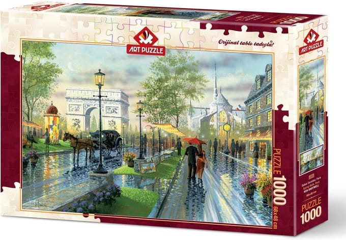 Art Puzzle legpuzzel Spring Walk Paris - 1000 stukjes puzzel.