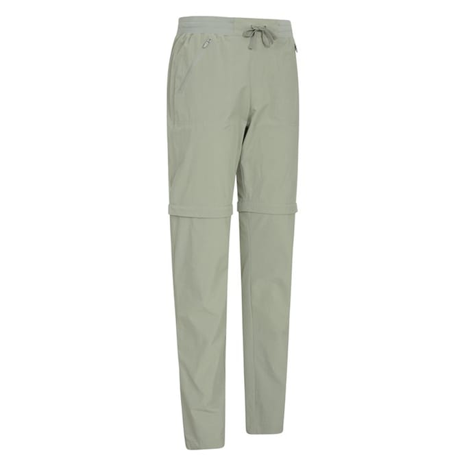 Mountain Warehouse Dames/Dames Explorer afritsbare wandelbroek (Kaki Groen)