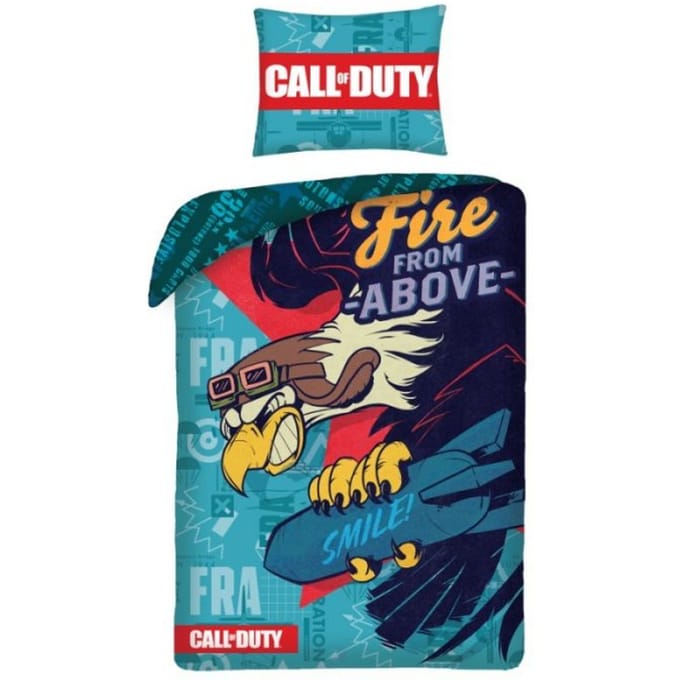 Call of Duty Dekbedovertrek Fire from above 140 x 200 cm