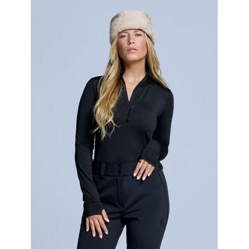 Poederbaas Midlayer Pully - Skipully - Dames - Four Seasons Lightweight 2.0 - Zwart - Maat L