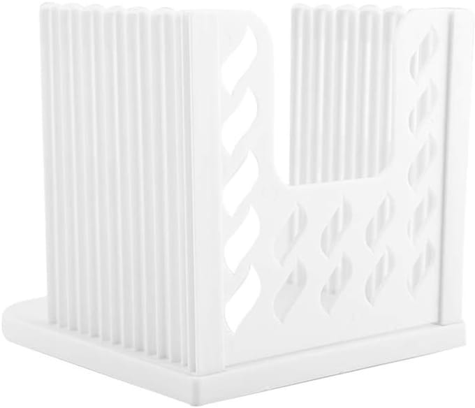 Broodsnijder - Broodmaler - Gelijkmatig snijden - 4 diktes instelbaar - 16 x 15 x 15 cm - Wit