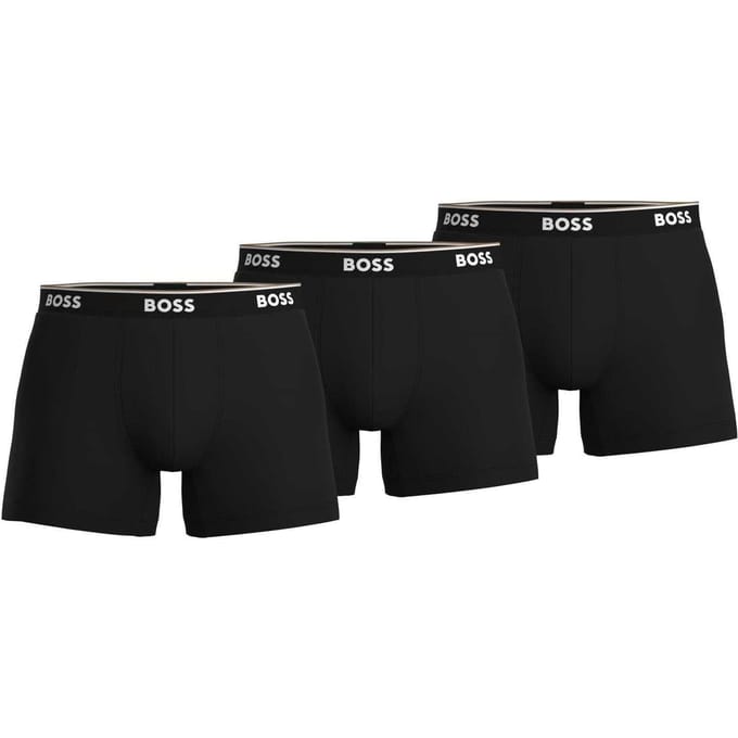 Boss Heren Boxershort (Pakket van 3) (Zwart)