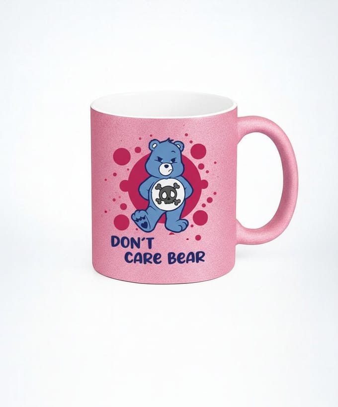 Don't Care Bear Mok - Grappige Mok met Eigenwijze Beer