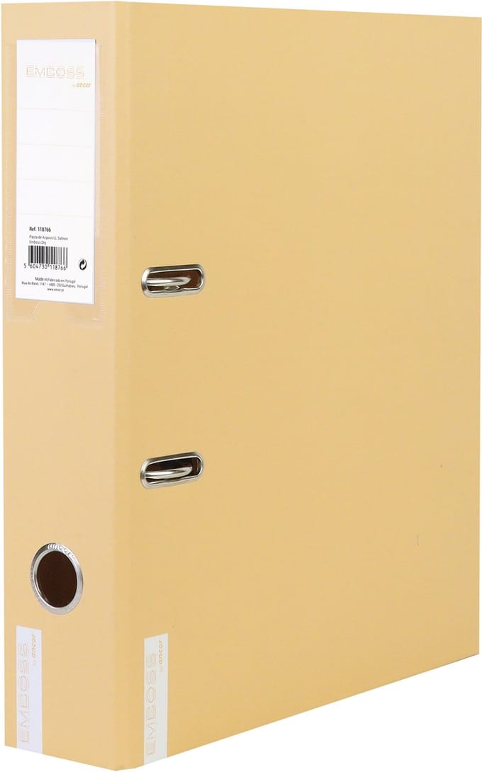 Ancor Ordner EMBOSS DRY A4 2R 8cm Mustard -AN-118742