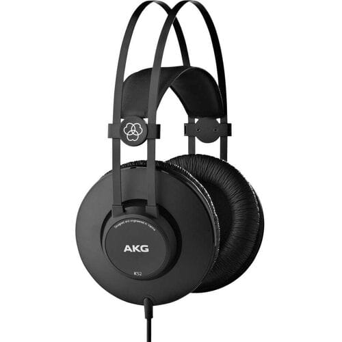 AKG - K52 – Gesloten Over-Ear Hoofdtelefoon voor Studio en Thuisgebruik