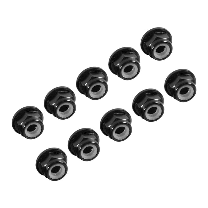 Anodiseer M4 Nylon Inzet Zelfborgmoeren Zeskant Borgmoer Aluminiumlegering 10 stuks set