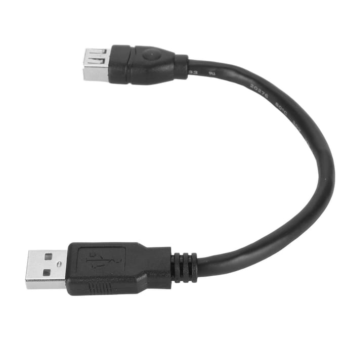 Firewire 1394 6 Pin Vrouwelijk naar USB 2.0 AM Adapterkabel Plug and Play Flexibel Firewire Digitaal black