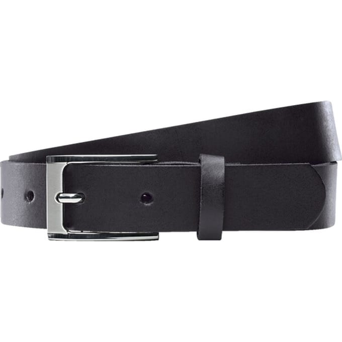 Babista herren Leren Riem - 100 - zwart - Plus Size