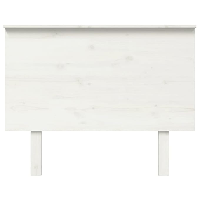 vidaXL - Hoofdbord - 104x6x82,5 - cm - massief - grenenhout - wit
