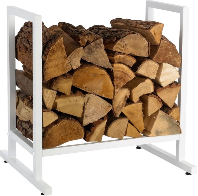 Brandhoutrek - 62,5 x 65 x 30,5cm - binnen - wit