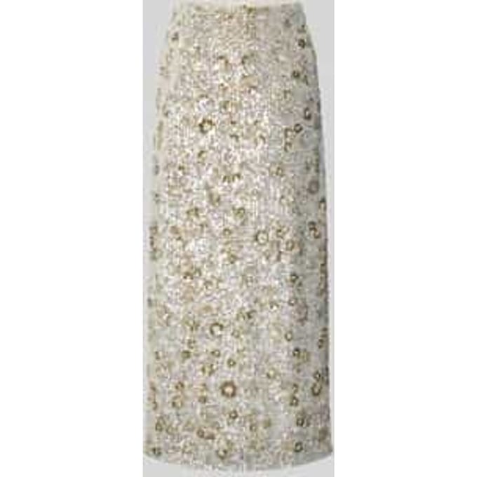 High waist maxirok met pailletten model 'Magnolia'