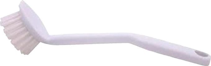 Afwasborstel plastic met ronde kop wit | 100 stuks