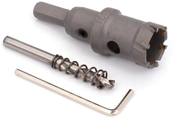 Gatfrees - 20 mm - Hardmetaal - Kernboor - Kernfrees - Gatzaag - Boorfrees - Hole Cutter - Core Drill - Voor Metaal, Staal en Aluminium