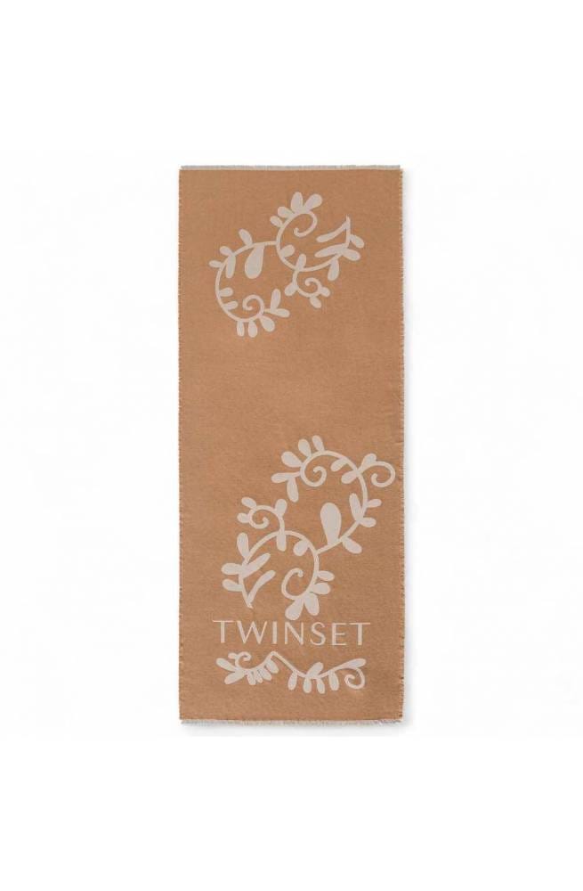 Sjaal Twin-set Donna Beige - 242TO5100-11754
