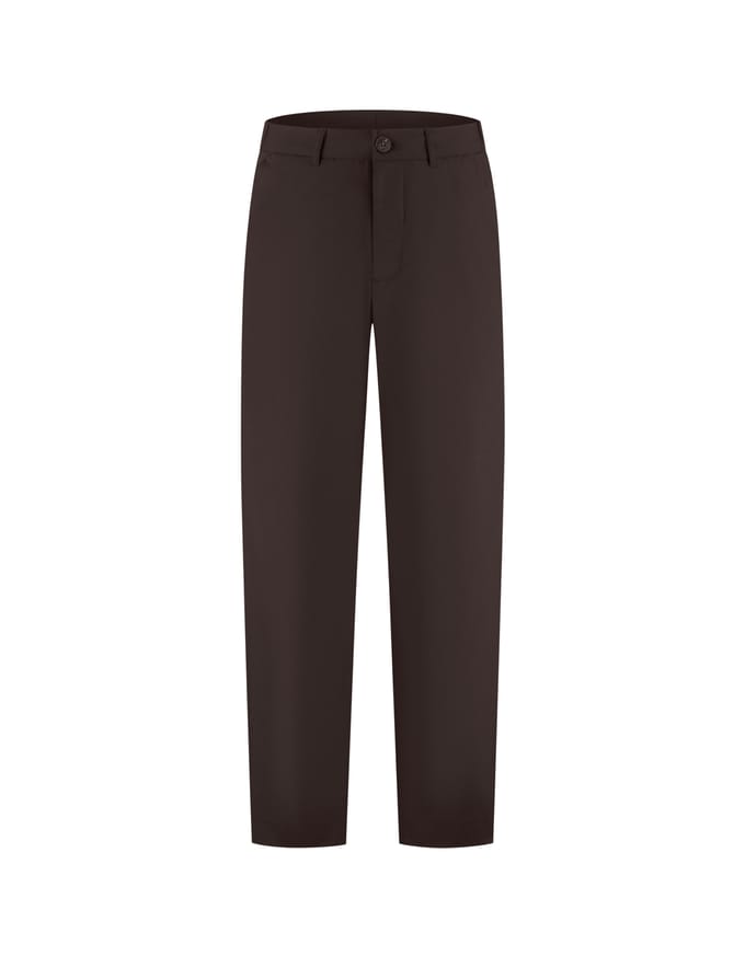 Duquezzi Cesare Wool Blend Pantalons Donkerbruin Dqa50026069