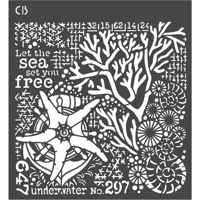 Sjabloon "Coral Reef - Underwater"