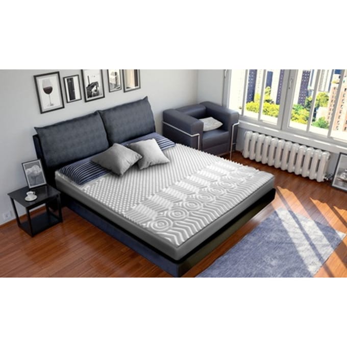Sampur 7-zone comfort matrastopper Oxford : 180 x 200