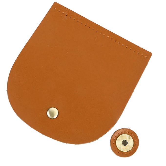Schoudertas Klepdeksel Microvezel Leer DIY Handgenaaid Magnetische Drukknoop Klepdeksel Vervanging voor