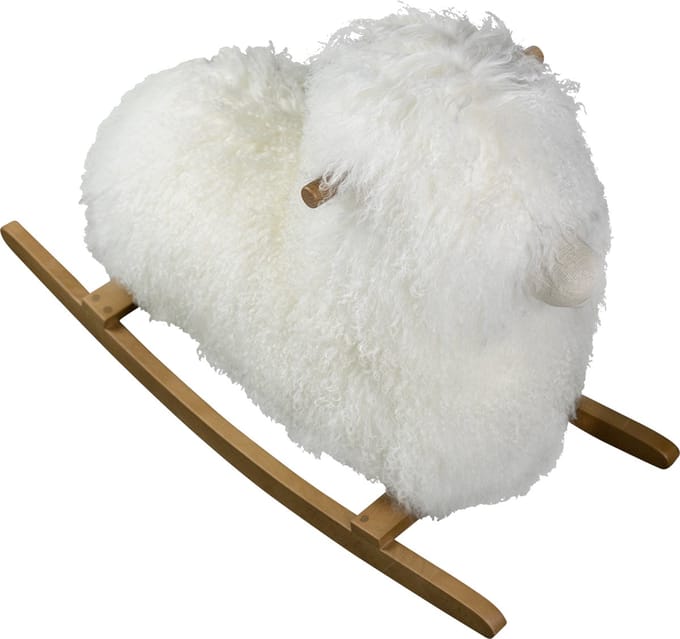 hobbeldier schaap krulhaar wit 75cm (ovis aries)