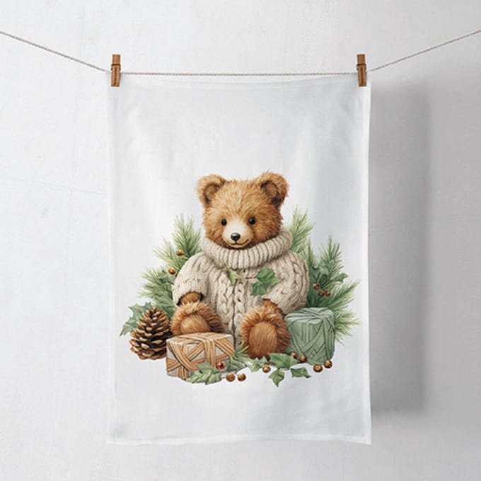 Theedoek - Cuddle Bear - 50x70cm