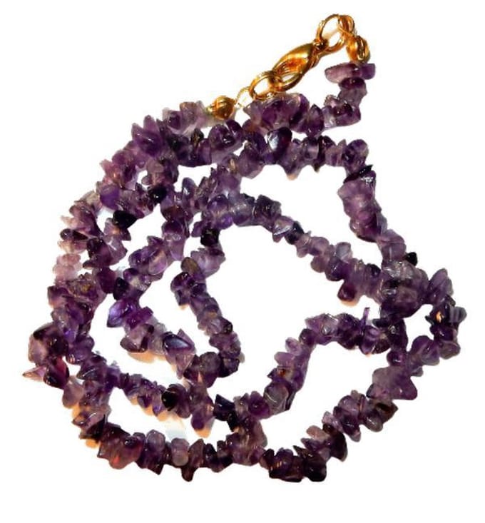Amethist Split Collier 45 cm.